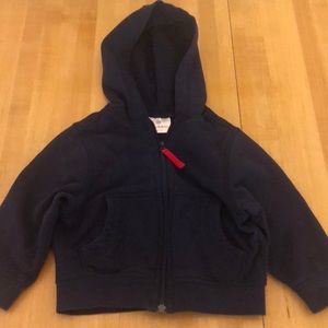 Hanna Andersson Navy Hooded Sweatshirt